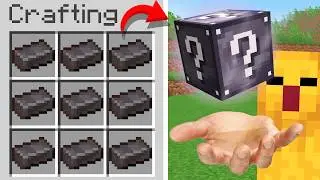 Minecraft but Crafts are Lucky