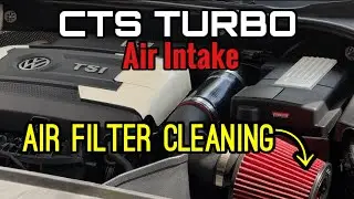 CTS Turbo Air Intake - How To Properly Clean Dry Air Filter