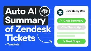 Add a Transcript and AI Summary to a Zendesk Chatbot
