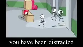 You have been distracted meme (Henry Stickman)