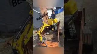 китайский мини экскаватор
