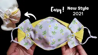 New Mask Design | DIY Easy Step Face Mask