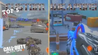 TOP 5 BO3 WEAPONS ON MULTIPLAYER FROM BLACK OPS 3 MOD TOOLS! (Black Ops 3/BO3 Mods)