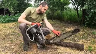 ✅ I'm starting an old Soviet chainsaw
