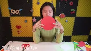 Hướng dẫn cách làm chiếc quạt cầm tay đơn giản | Thủ Công Sáng Tạo