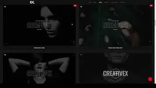Creativex - A Bold Portfolio Template personal developer