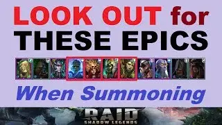 LOOK for *THESE EPICS* when ~SUMMONING~ in RAID: Shadow Legends
