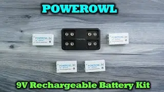 POWEROWL 9V Rechargeable Batteries   GH YouTube