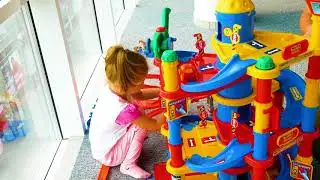 Indoor Playground for Kids. Funny Play Time