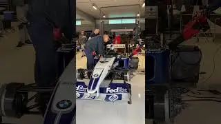 Sight and sound from the past. 2003 BMW Formula 1 car start up.