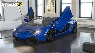 The Crew 2 Customization Lamborghini Aventador + Test drive in the open world!
