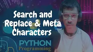 Search and Replace and Meta Characters in Python