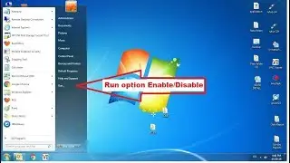 How to Enable or Disable run command option in all window versions