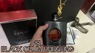 YSL Black Opium Unboxing | The Feminine Fragrance | Online Shopping