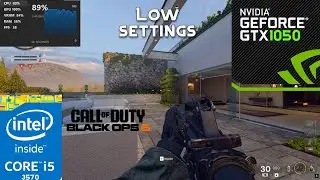 Cod black ops 6- GTX 1050+i5-3570- 720p Low settings