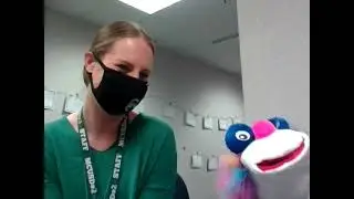 Mr. Sock Puppet and Ms. Blackwell discuss Dollar Drop