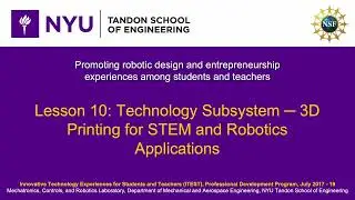 ITEST Lesson 10 3D Printing and MakerSpace