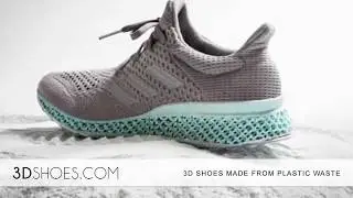 3D Shoes Made from Plastic Waste