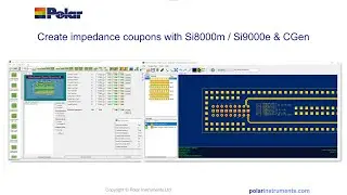 How to create impedance coupons with Polar Si8000m and CGen