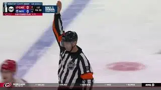 Drury gets drilled into the boards by Pulock