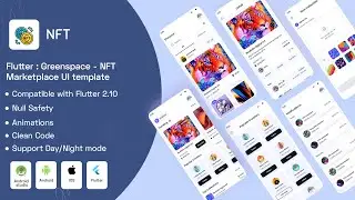 Flutter  Greenspace NFT marketplace