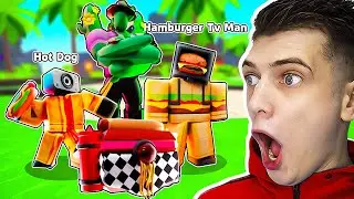 На что СПОСОБНЫ Юниты с ЯЩИКОВ с Едой? toilet tower defense ROBLOX