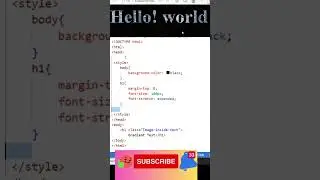 Keep put image inside a Text using css tutorial