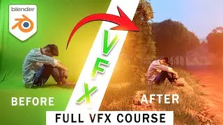 Green Screen VFX Breakdown using Blender | Blender Tutorial | Green Screen Tutorial