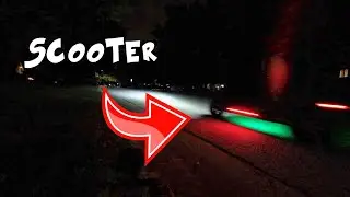 Night Scoot GoPro Hero11 and Dji Osmo Action 4