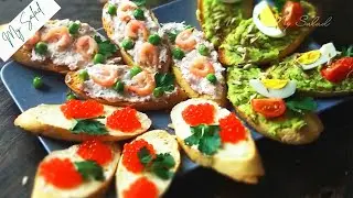 SIMPLE and BEAUTIFUL sandwiches for guests |My Salad