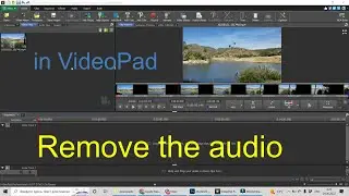 How To Remove The Audio From The Video Or Its Part In VideoPad | Let`s Do Tech | VideoPad Tutorials