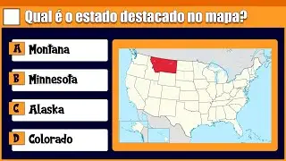 Adivinhe os estados americanos destacados no mapa