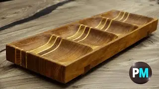 How to Make a Wooden Compartmental Dish | DIY Woodworking |