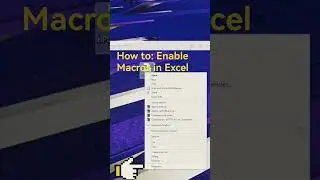 How to: Enable Macros in Excel 2023 