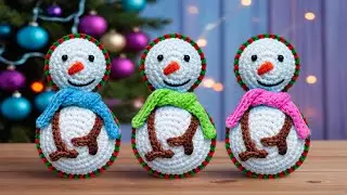 CROCHET SNOWMAN PATTERN
