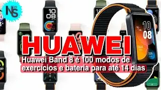 Huawei Band 8 | Pulseira Inteligente com Duração da Bateria de até 2 Semanas.