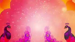 Beautiful India Independence Day Background With Peacock | Independence Day Peacock  Animation