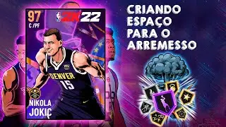 NBA 2k22 CRIANDO ESPAÇO NO ARREMESSO COMO NIKOLA JOKIC