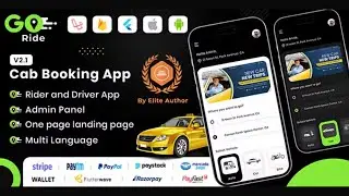GORIDE | InDriver Clone | Flutter Complete Taxi Booking Solution with Bidding Option Source code