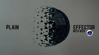 LETS LEARN CINEMA 4D R19 - PLAIN EFFECTOR