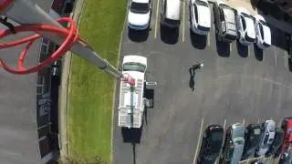 Television news live truck deployment timelapse