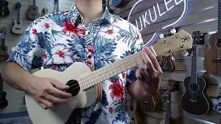 aNueNue UC10 Almond Milk Concert Ukulele Sound Demo - ANN-UC10-AM