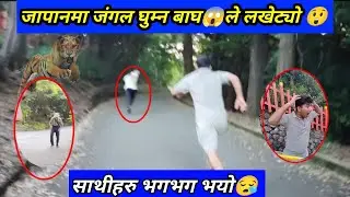 Japanko🇯🇵 jangal ghumna Jada bhagke yattile nakhayako😪sathiharu bhayo bhag bhag😪