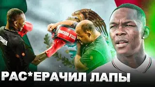 Адесанья выглядит ЗАРЯЖЕННЫМ в работе на лапах | Кабо Сан Лукас, Мексика