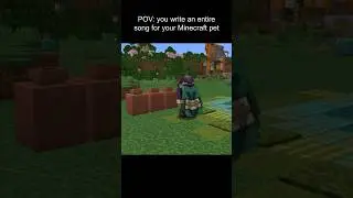 When your pet dies in Minecraft...