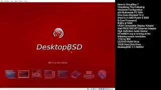DesktopBSD 1.7 on VirtualBox