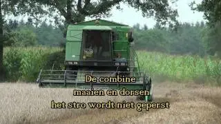 Oogsten van granen van hand naar machinaal