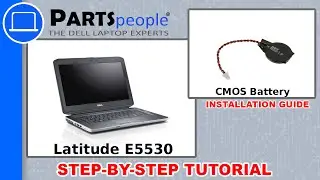 Dell Latitude E5530 (P28G-001) CMOS Battery How-To Video Tutorial