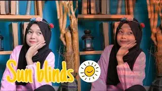 Tutorial Edit foto AESTHETIC SUN BLINDS for Android  🌻 || Akuapri_