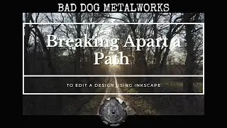 Breaking Apart a Path to Edit a Design Using Inkscape
